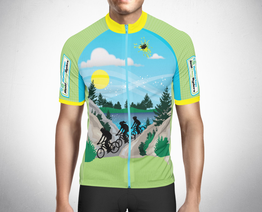 Haliburton Highlands Real Easy Ryders Cycling Shirt - Front