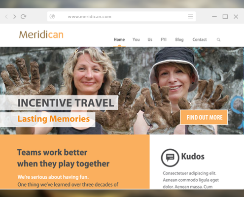 Meridican Home Page Slider